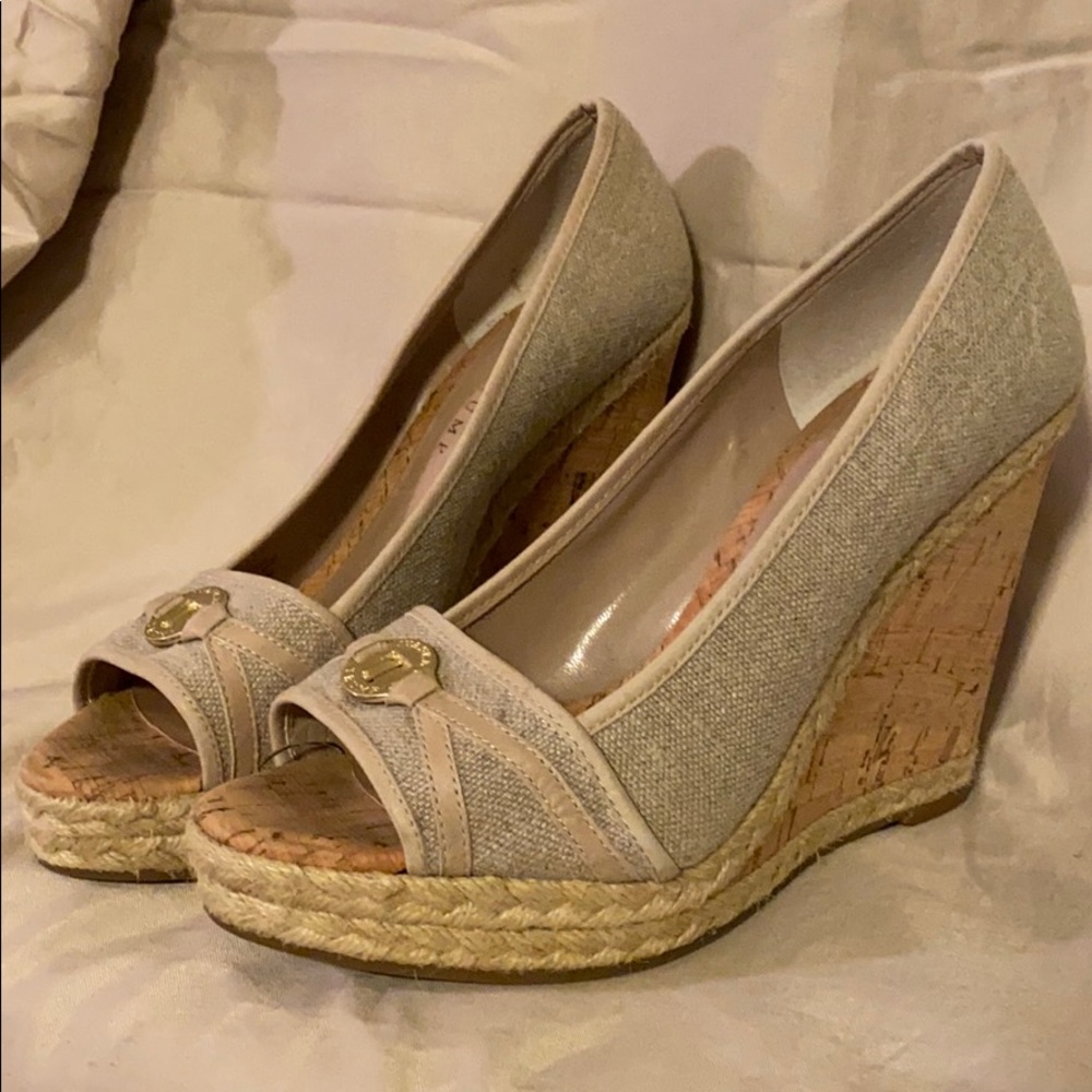 Wedge sandals - lightly used